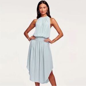 ☀️Ramy Brook Sky Blue High Low Dress